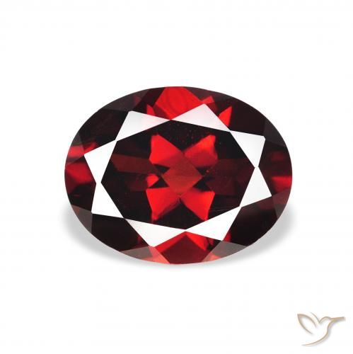 2.23ct Natural Deep Red Almandine Garnet, Oval, VVS-VS