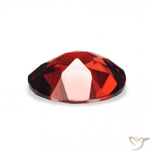 Almandine Garnet Gemstone in 9 x 7 mm (calibrated) Size for Sale, Almandine Garnet Stone in Dark Red Color