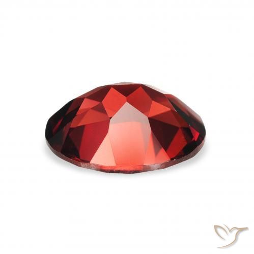 Almandine Garnet Gemstone in 9 x 7 mm (calibrated) Size for Sale, Almandine Garnet Stone in Deep Red Color
