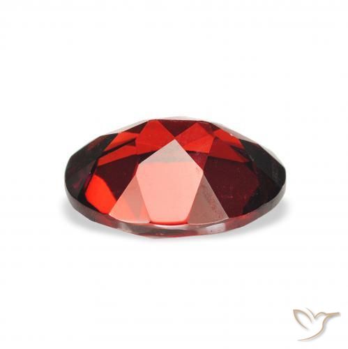 Almandine Garnet Gemstone in 9 x 7 mm (calibrated) Size for Sale, Almandine Garnet Stone in Deep Red Color