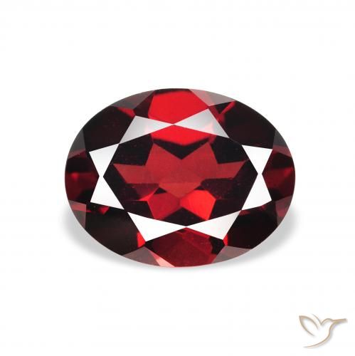 2.32ct Natural Dark Red Almandine Garnet, Oval, VS
