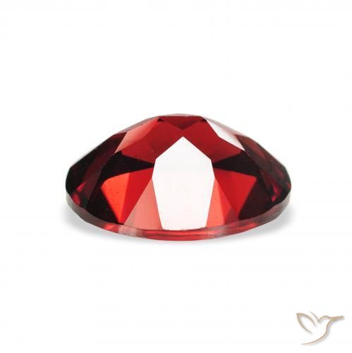 Almandine Garnet Gemstone in 9 x 7 mm (calibrated) Size for Sale, Almandine Garnet Stone in Dark Red Color