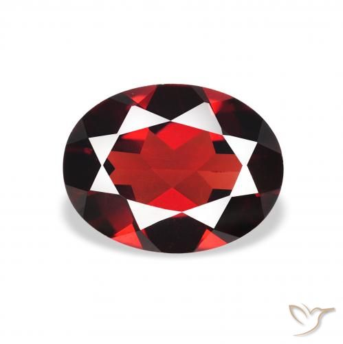 1.92ct Natural Deep Blood Red Almandine Garnet, Oval, VS