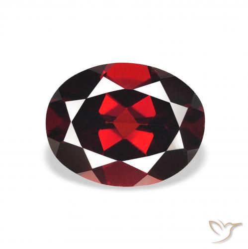 2.13ct Natural Dark Red Almandine Garnet, Oval, VS