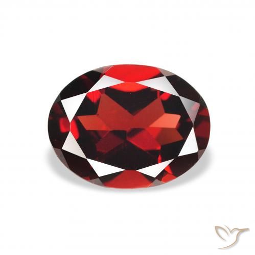 1.99ct Natural Deep Red Almandine Garnet, Oval, VS
