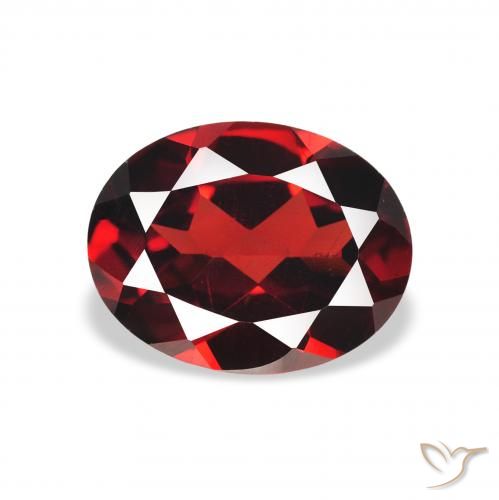 2.09ct Natural Deep Red Almandine Garnet, Oval, VS