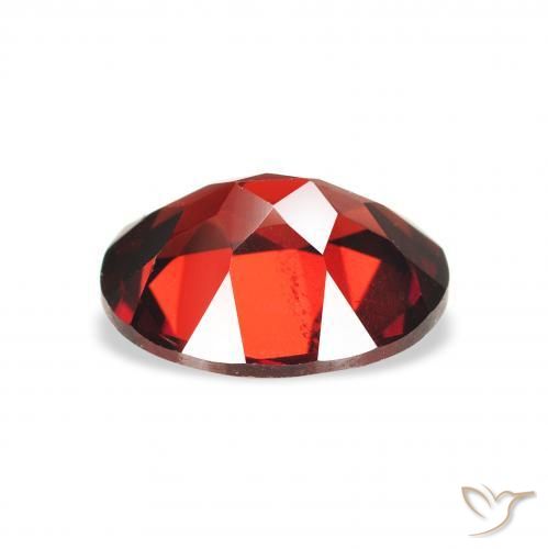Almandine Garnet Gemstone in 9 x 7 mm (calibrated) Size for Sale, Almandine Garnet Stone in Deep Blood Red Color