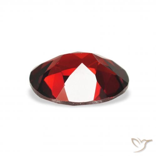 Almandine Garnet Gemstone in 9 x 7 mm (calibrated) Size for Sale, Almandine Garnet Stone in Deep Blood Red Color
