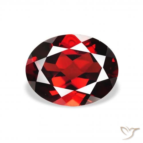 2.38ct Natural Deep Blood Red Almandine Garnet, Oval, VS