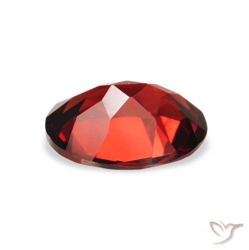 Almandine Garnet Gemstone in 9 x 7 mm (calibrated) Size for Sale, Almandine Garnet Stone in Deep Blood Red Color