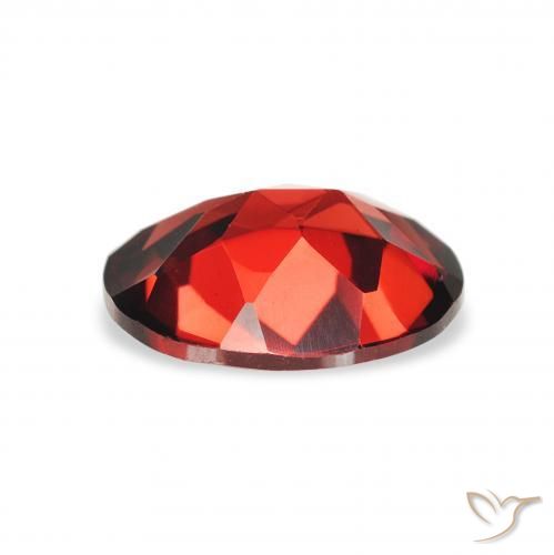Almandine Garnet Gemstone in 9 x 7 mm (calibrated) Size for Sale, Almandine Garnet Stone in Deep Red Color