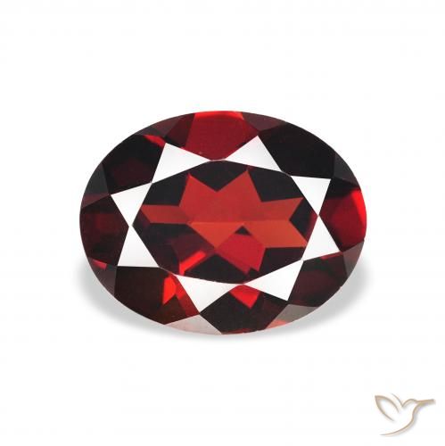 2.12ct Natural Deep Red Almandine Garnet, Oval, VVS-VS