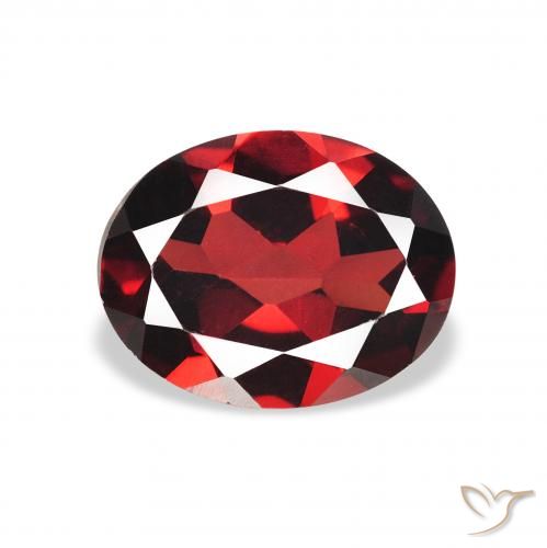 1.95ct Natural Dark Red Almandine Garnet, Oval, VVS-VS