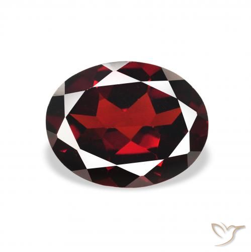 2.13ct Natural Deep Red Almandine Garnet, Oval, VVS-VS