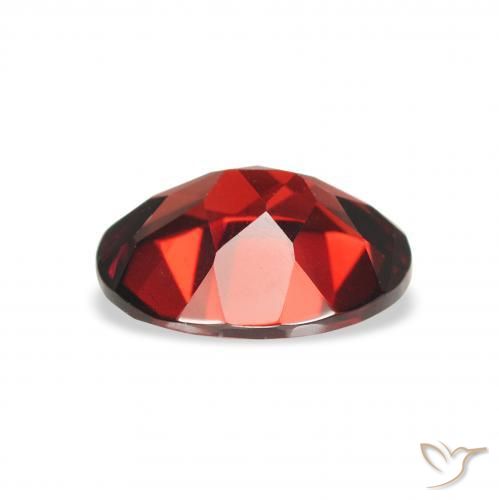 Almandine Garnet Gemstone in 9 x 7 mm (calibrated) Size for Sale, Almandine Garnet Stone in Deep Red Color