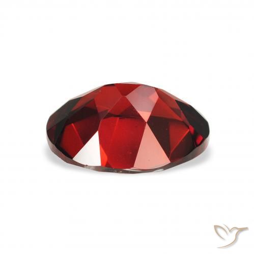 Almandine Garnet Gemstone in 9 x 7 mm (calibrated) Size for Sale, Almandine Garnet Stone in Dark Red Color
