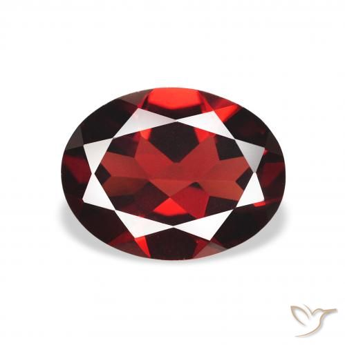 2.01ct Natural Dark Red Almandine Garnet, Oval, VVS-VS