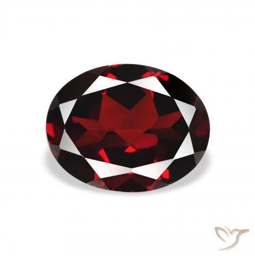 2.21ct Natural Deep Blood Red Almandine Garnet, Oval, VVS-VS