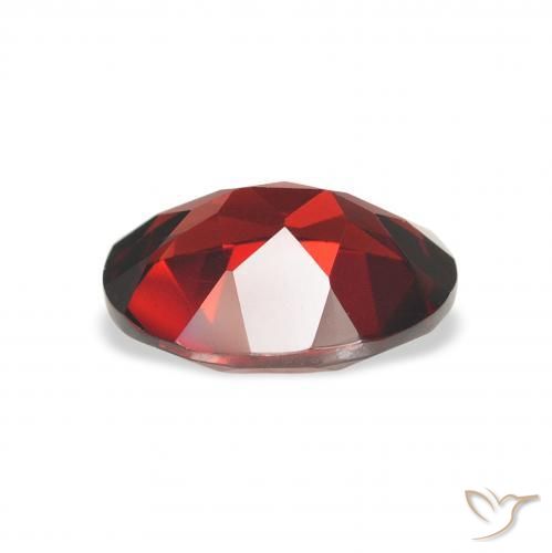 Almandine Garnet Gemstone in 9 x 7 mm (calibrated) Size for Sale, Almandine Garnet Stone in Deep Blood Red Color
