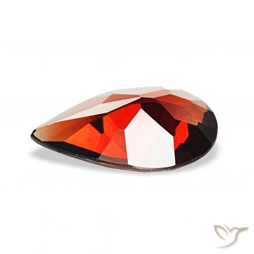 Almandine Garnet Gemstone in 11.6 x 7.6 mm Size for Sale, Almandine Garnet Stone in Dark Red Color