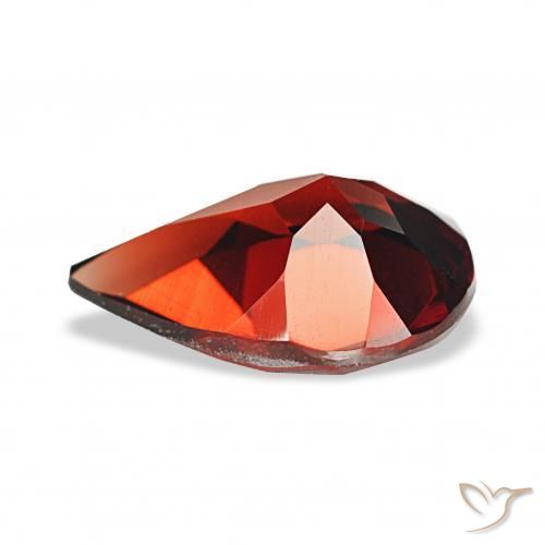 Almandine Garnet Gemstone in 12 x 8 mm (calibrated) Size for Sale, Almandine Garnet Stone in Deep Red Color