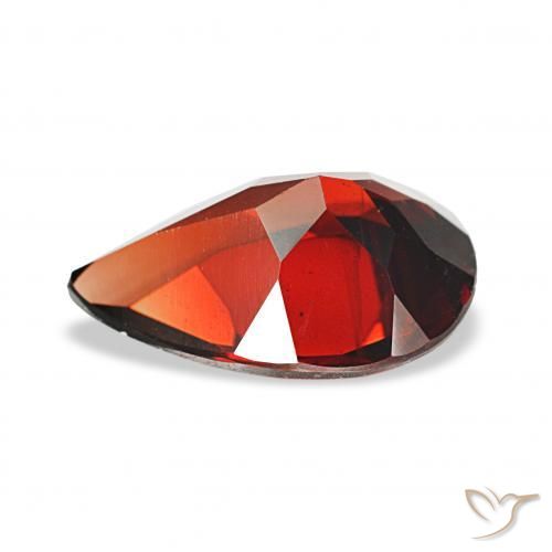 Almandine Garnet Gemstone in 12 x 8 mm (calibrated) Size for Sale, Almandine Garnet Stone in Deep Red Color