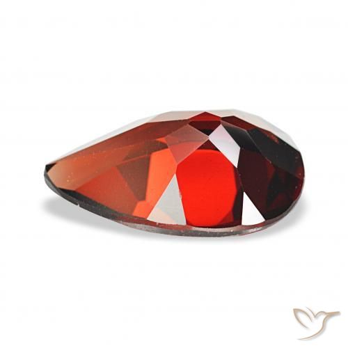 Almandine Garnet Gemstone in 12 x 8 mm (calibrated) Size for Sale, Almandine Garnet Stone in Dark Red Color