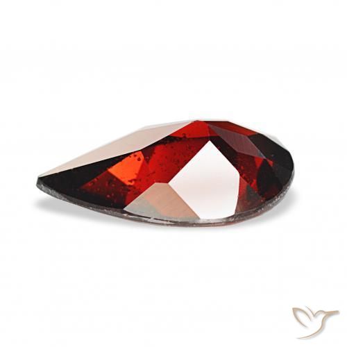 Almandine Garnet Gemstone in 12 x 8 mm (calibrated) Size for Sale, Almandine Garnet Stone in Dark Red Color
