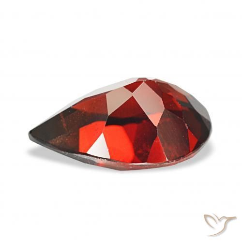 Almandine Garnet Gemstone in 12 x 8 mm (calibrated) Size for Sale, Almandine Garnet Stone in Deep Red Color