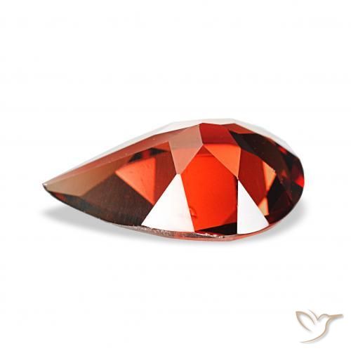 Almandine Garnet Gemstone in 12 x 8 mm (calibrated) Size for Sale, Almandine Garnet Stone in Deep Red Color