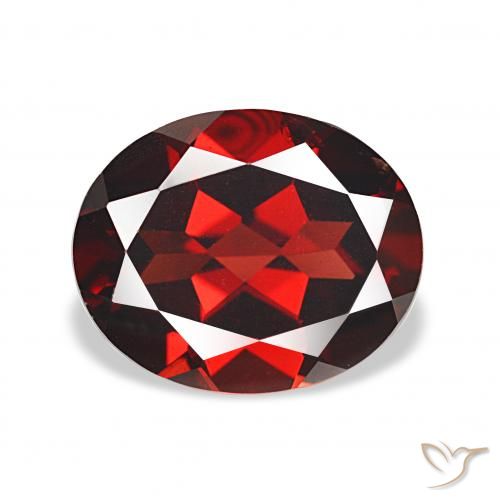 4.55ct Deep Red Almandine Garnet, Oval, VS