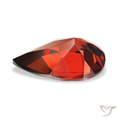 Almandine Garnet Gemstone in 12 x 8 mm (calibrated) Size for Sale, Almandine Garnet Stone in Dark Red Color