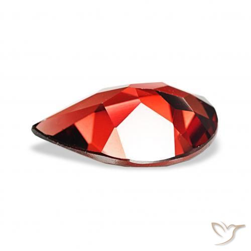 Almandine Garnet Gemstone in 12 x 8 mm (calibrated) Size for Sale, Almandine Garnet Stone in Deep Blood Red Color