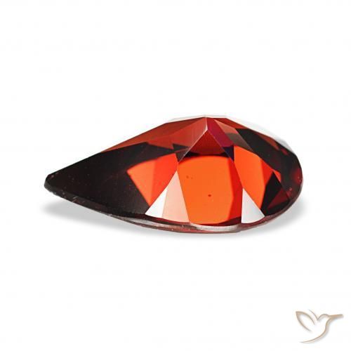 Almandine Garnet Gemstone in 12 x 8 mm (calibrated) Size for Sale, Almandine Garnet Stone in Deep Red Color