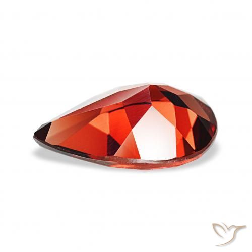Almandine Garnet Gemstone in 12 x 8 mm (calibrated) Size for Sale, Almandine Garnet Stone in Medium Red Color