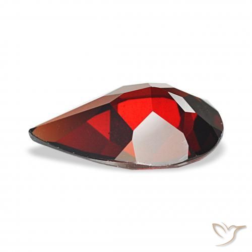 Almandine Garnet Gemstone in 12 x 8 mm (calibrated) Size for Sale, Almandine Garnet Stone in Dark Red Color