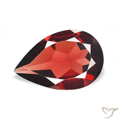 2.71ct Deep Red Almandine Garnet, Pear Shape, VVS