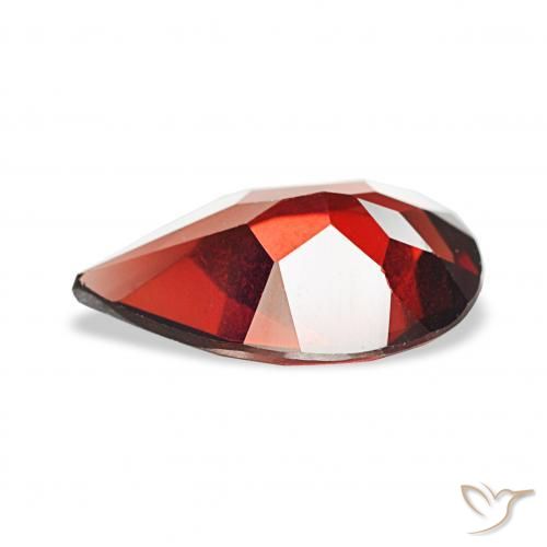 Almandine Garnet Gemstone in 12 x 8 mm (calibrated) Size for Sale, Almandine Garnet Stone in Deep Red Color