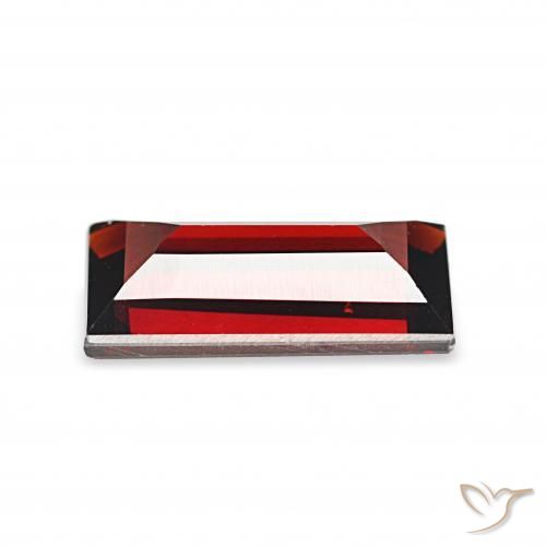 Almandine Garnet Gemstone in 10 x 4.9 mm Size for Sale, Almandine Garnet Stone in Dark Red Color