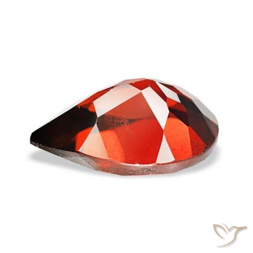 Almandine Garnet Gemstone in 12 x 8 mm (calibrated) Size for Sale, Almandine Garnet Stone in Bright Red Color