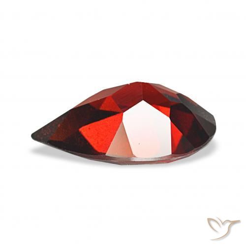 Almandine Garnet Gemstone in 12 x 8 mm (calibrated) Size for Sale, Almandine Garnet Stone in Deep Red Color