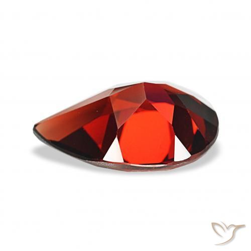 Almandine Garnet Gemstone in 12 x 8 mm (calibrated) Size for Sale, Almandine Garnet Stone in Deep Red Color