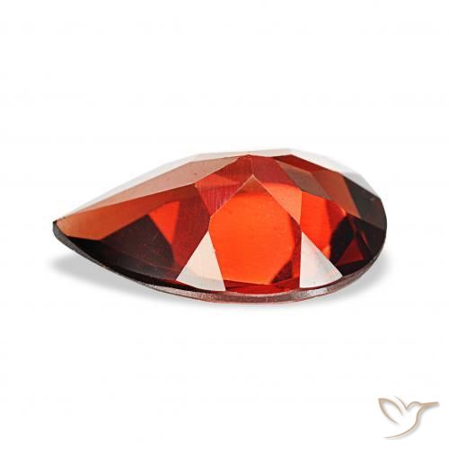Almandine Garnet Gemstone in 12 x 8 mm (calibrated) Size for Sale, Almandine Garnet Stone in Dark Red Color