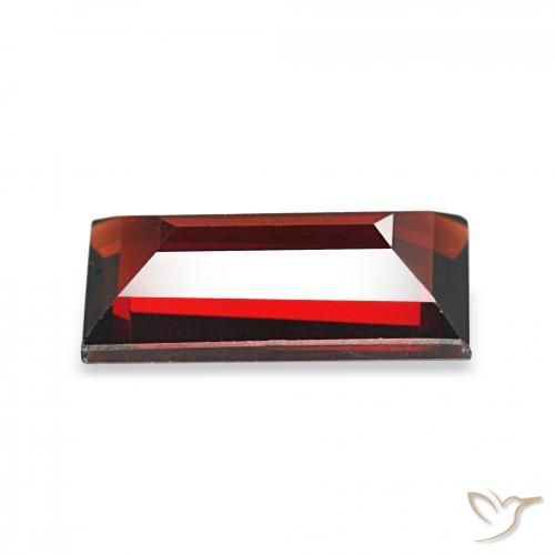 Almandine Garnet Gemstone in 9.9 x 4.9 mm Size for Sale, Almandine Garnet Stone in Dark Red Color