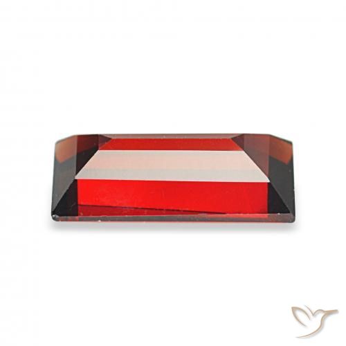 Almandine Garnet Gemstone in 9.8 x 4.8 mm Size for Sale, Almandine Garnet Stone in Deep Red Color