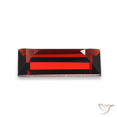 Almandine Garnet Gemstone in 10 x 5.1 mm Size for Sale, Almandine Garnet Stone in Dark Red Color