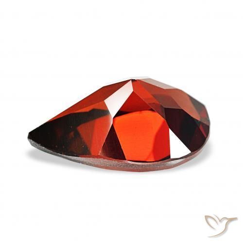 Almandine Garnet Gemstone in 12 x 8 mm (calibrated) Size for Sale, Almandine Garnet Stone in Deep Red Color