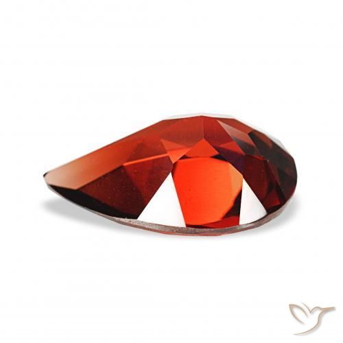 Almandine Garnet Gemstone in 12 x 8 mm (calibrated) Size for Sale, Almandine Garnet Stone in Deep Red Color
