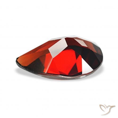 Almandine Garnet Gemstone in 12 x 8 mm (calibrated) Size for Sale, Almandine Garnet Stone in Deep Red Color