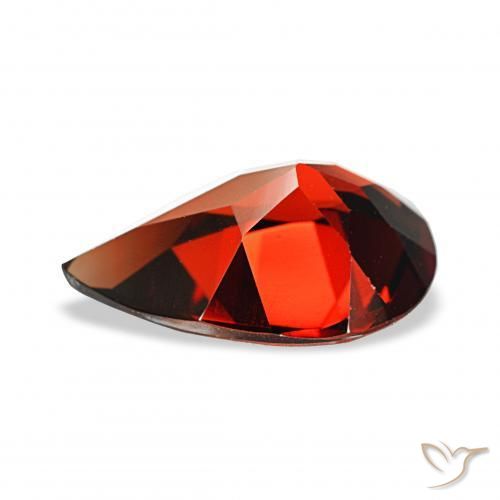 Almandine Garnet Gemstone in 12 x 8 mm (calibrated) Size for Sale, Almandine Garnet Stone in Dark Red Color